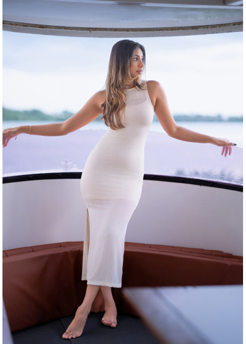 AXIA BOAT NECK DRESS